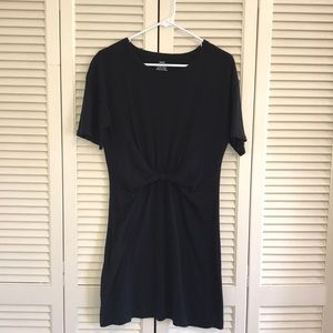 Aerie black knot dress size med.